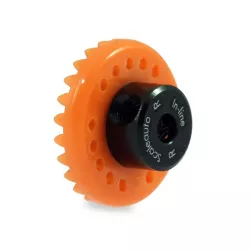 Scaleauto SC-1111R Nylon sprocket 25th M50 with M2.5 screw for 3/32 axle