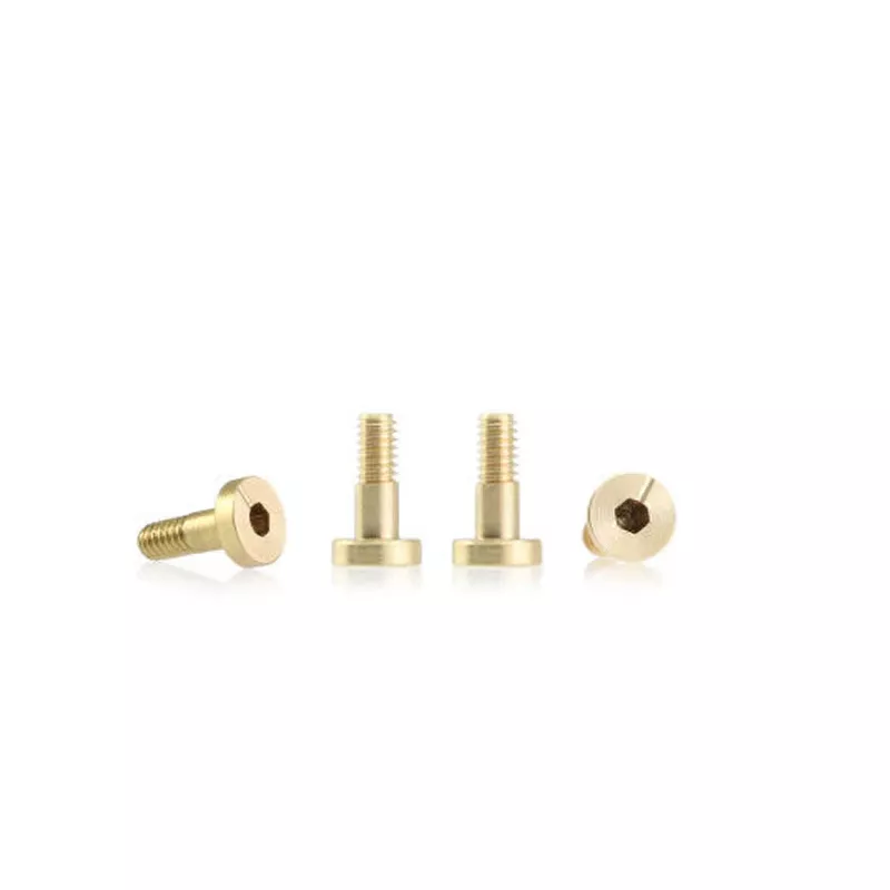 BRM S-132B1 Metric brass screw flat head 4.25mm x 7.2mm SHORT x6