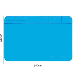 Slotinbox: Tapis en silicone souple pour le sloteur - EDS bleu