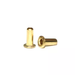 Sloting Plus SP108012 - Brass Eyelets 1.7mm diameter x 4mm length - bag with 20 units.