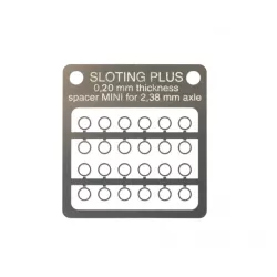 Sloting Plus - plaquette de cales en inox 0.20mm pour axe 2.38 - SP062002
