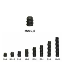 Sloting Plus Vis hexagonal M2 (0.90) - 2.5mm - SP152301
