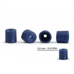BRM - Plots en caoutchouc bleu pour fixation des vis carrosserie 0.5mm - S-013RA