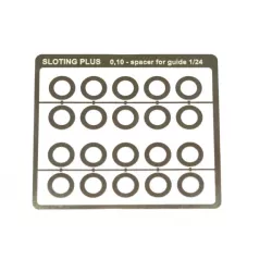 Sloting Plus - plaquette de cales 0.10mm pour guide 1/24 - SP069101