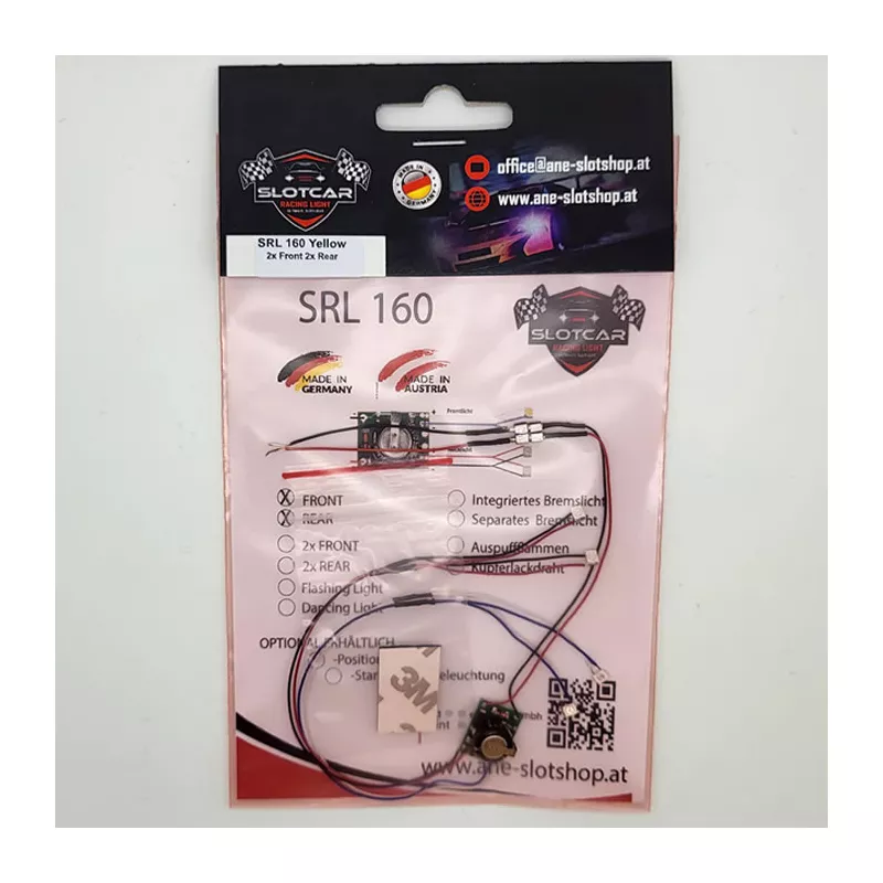 SRL - Light Kit for classic slot car Yellow SRL-160J