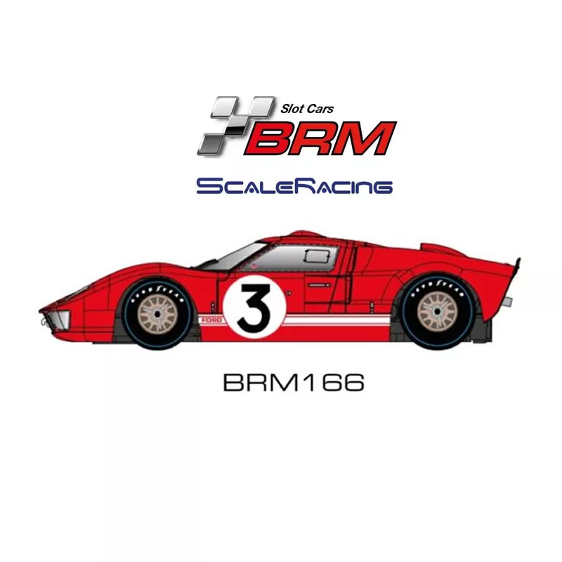 BRM - Ford GT40 mkII #3 – 24 H Le Mans 1966 - BRM166