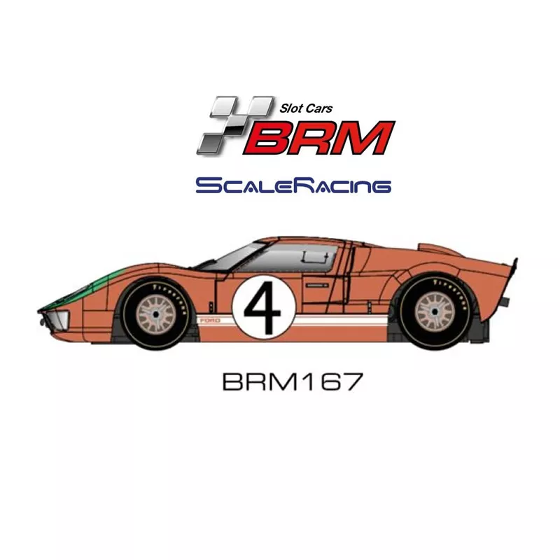 BRM - Ford GT40 mkII N°4 – 24 H Le Mans 1966 - BRM167