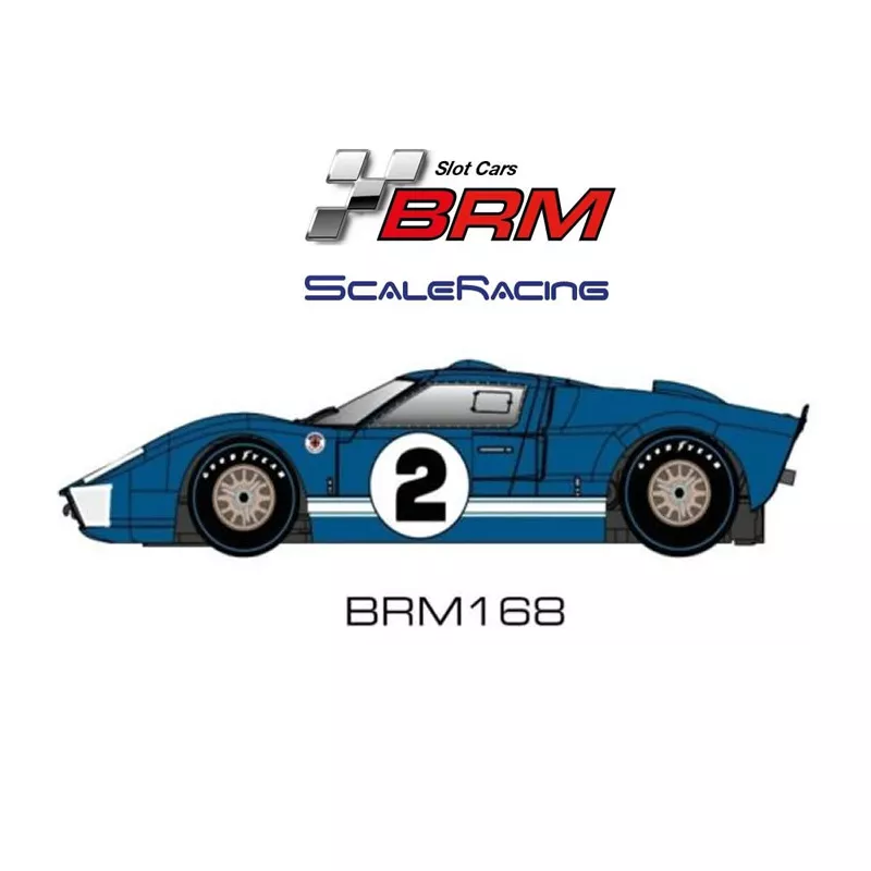 BRM - Ford GT40 mkII #2 – 12 H de Sebring 1966 - BRM168