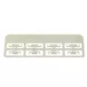 BRM S-013 HA S-013HA Photo-Etch Spacers for Axle holders - H 0.15mm